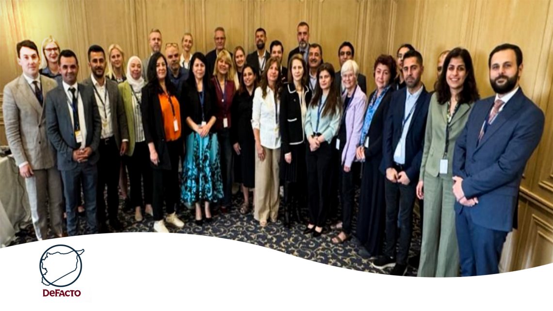 DeFacto participates in conference on inclusive democracy in Syria