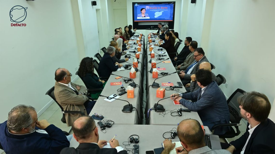 DeFacto and Rudaw Host Elham Ahmad in Erbil to discuss the January 29th Agreement.